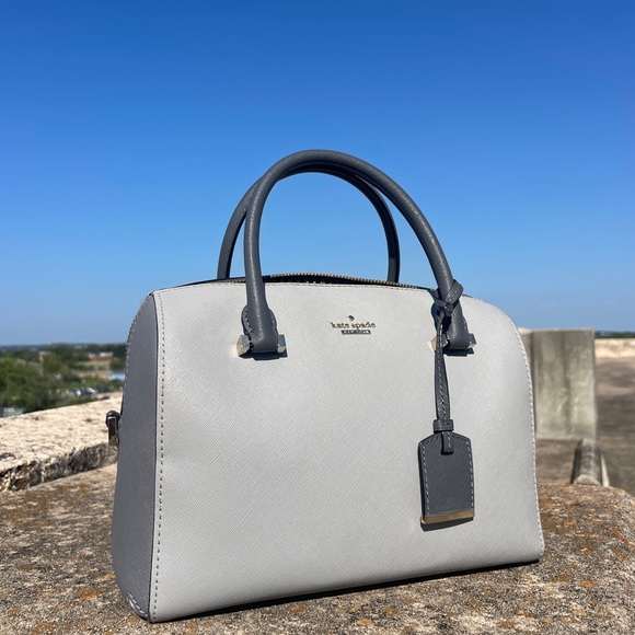 Kate Spade Light Gray Satchel - Picture 1 of 6